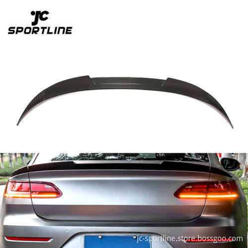 Vacuum Carbon Fiber CC Rear Trunk Spoiler for VW Arteon Hatchback 2019-2020